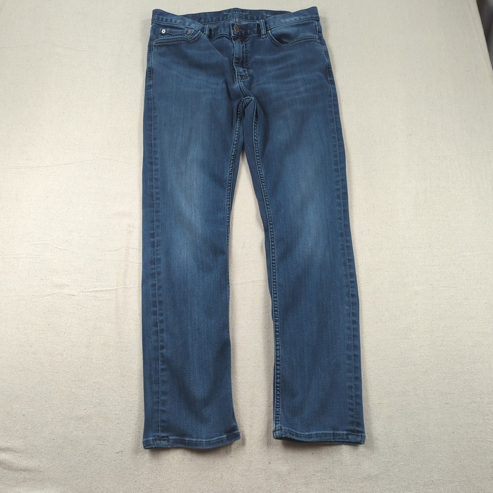 Banana Republic Jeans Mens 32x30 Blue Traveler Slim Fit Stretch Casual Preppy